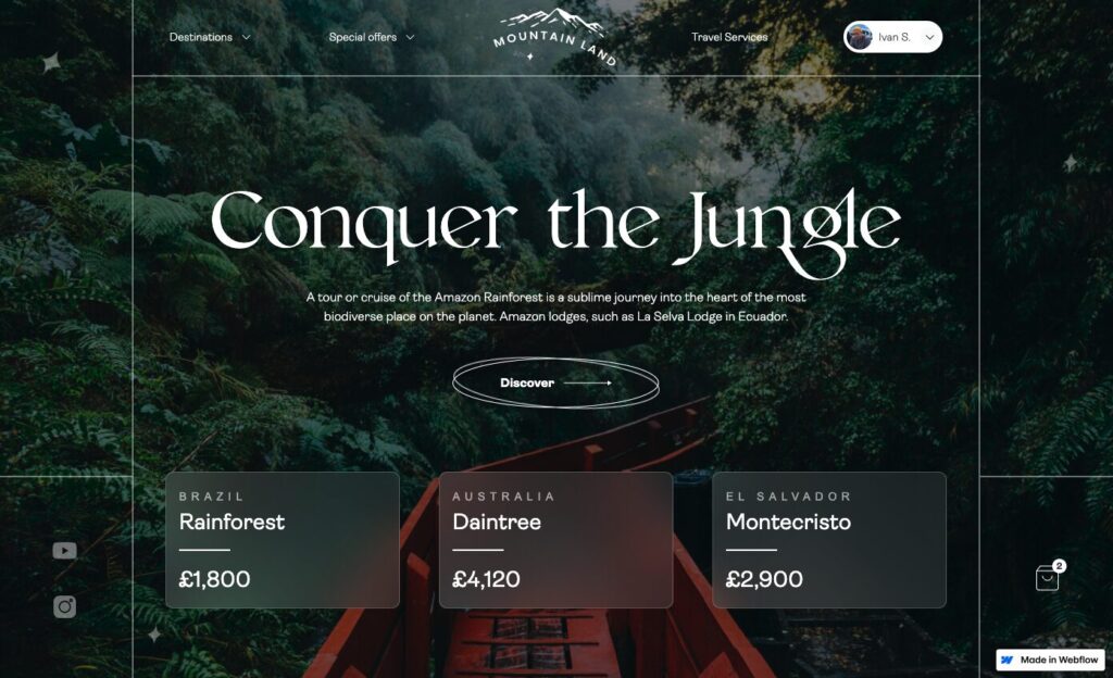 Conquer the Jungleのページはこちら