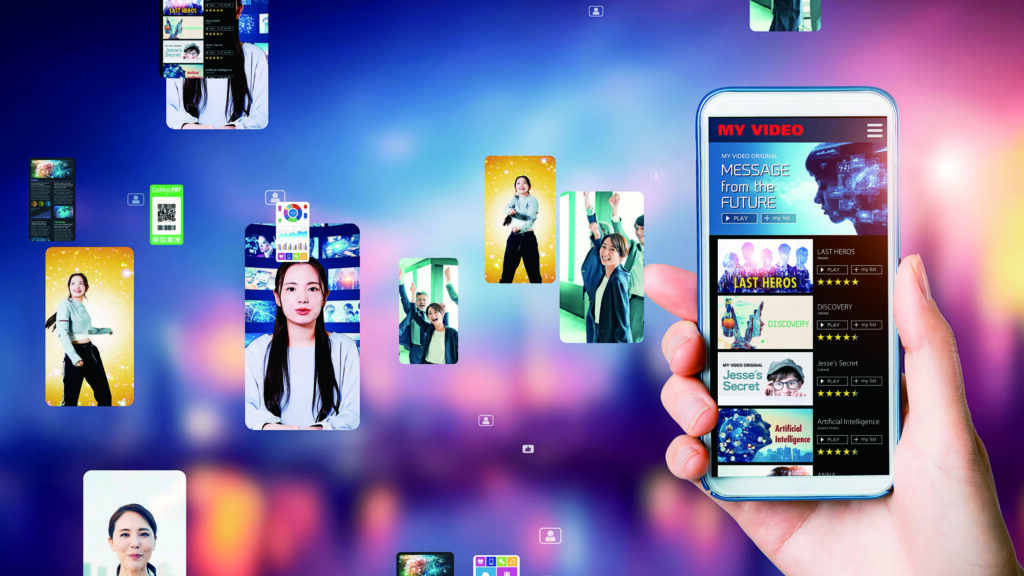 スマホで見るショートドラマのイメージ画像