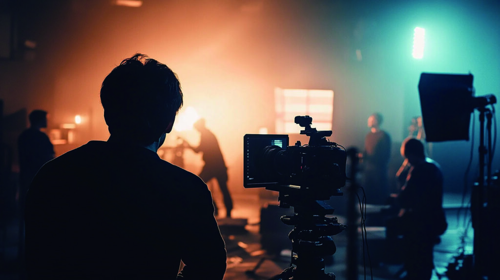 ショートドラマ撮影風景の写真